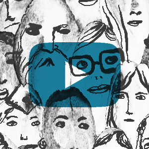 People on screen